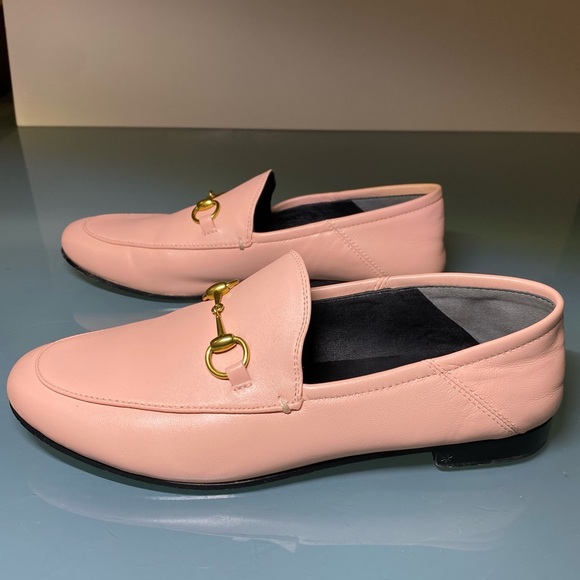 Gucci convertible Pink Brixton Leather loafers Size 37 - Picture 3 of 9